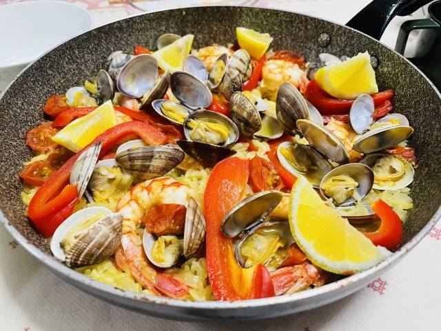 あさり　パエリア