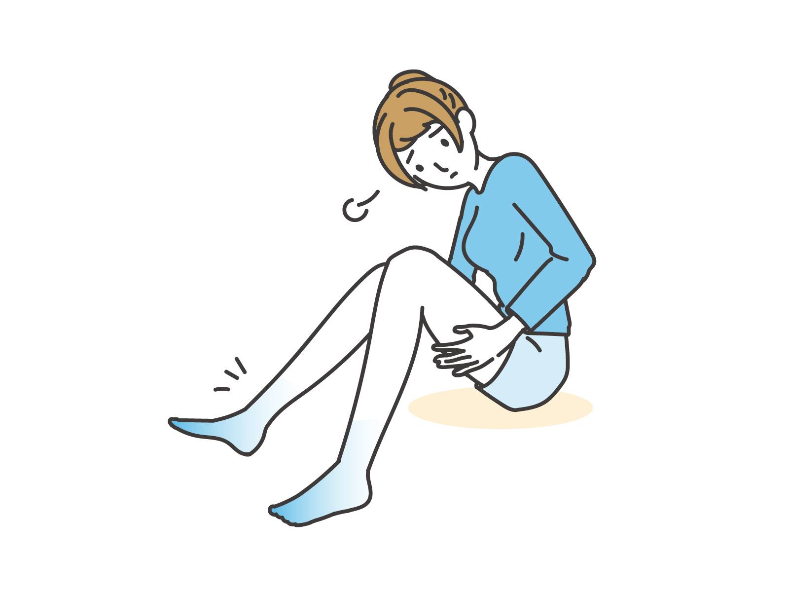 むくみイラスト