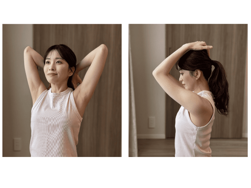 肩回し・首ストレッチ