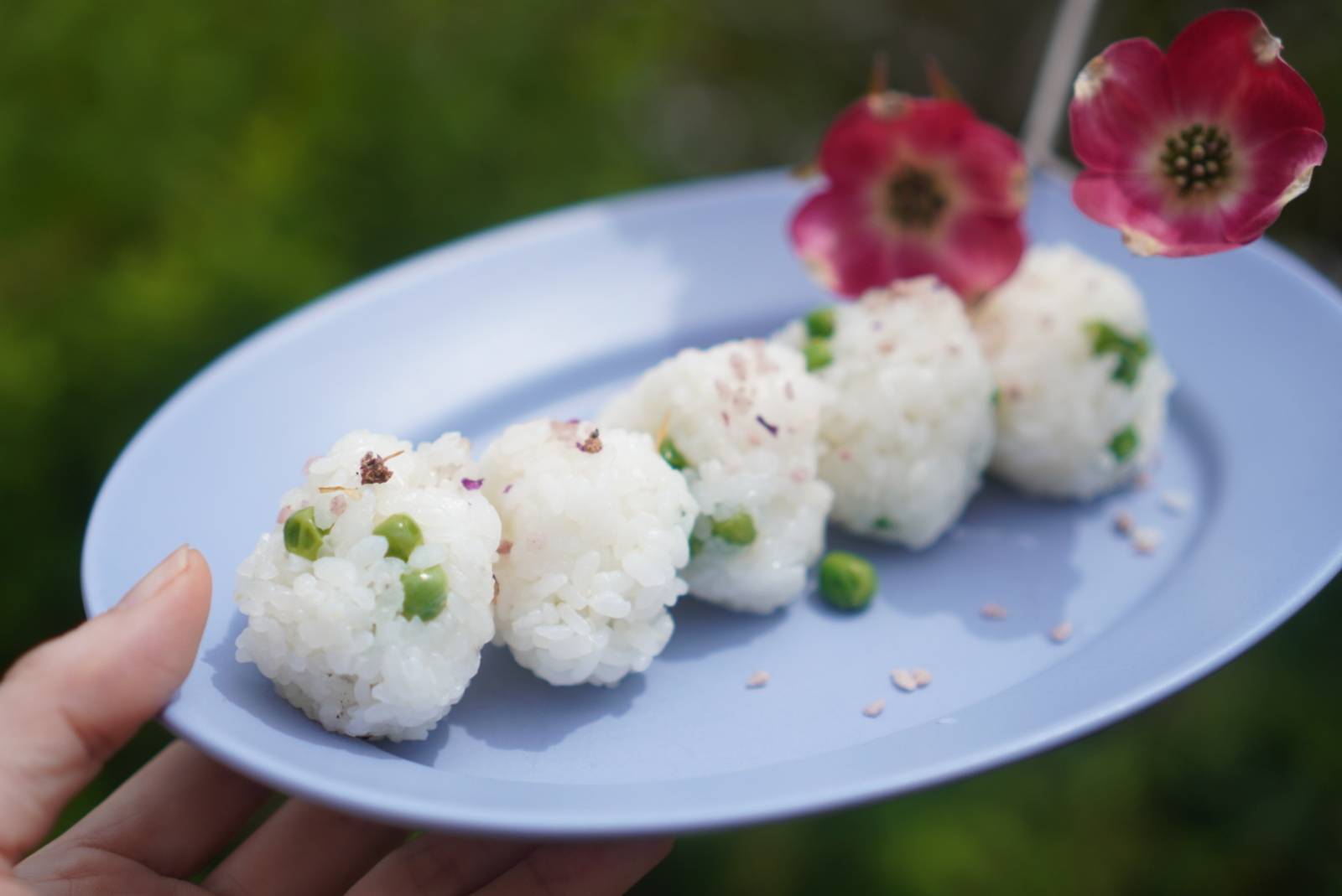 YOKO/冷凍グリーンピースのおむすび