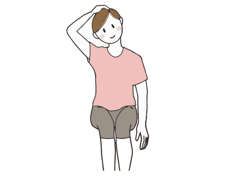 首ストレッチ