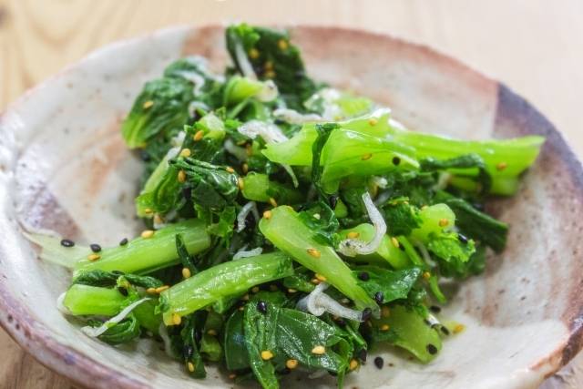 小松菜の和えもの