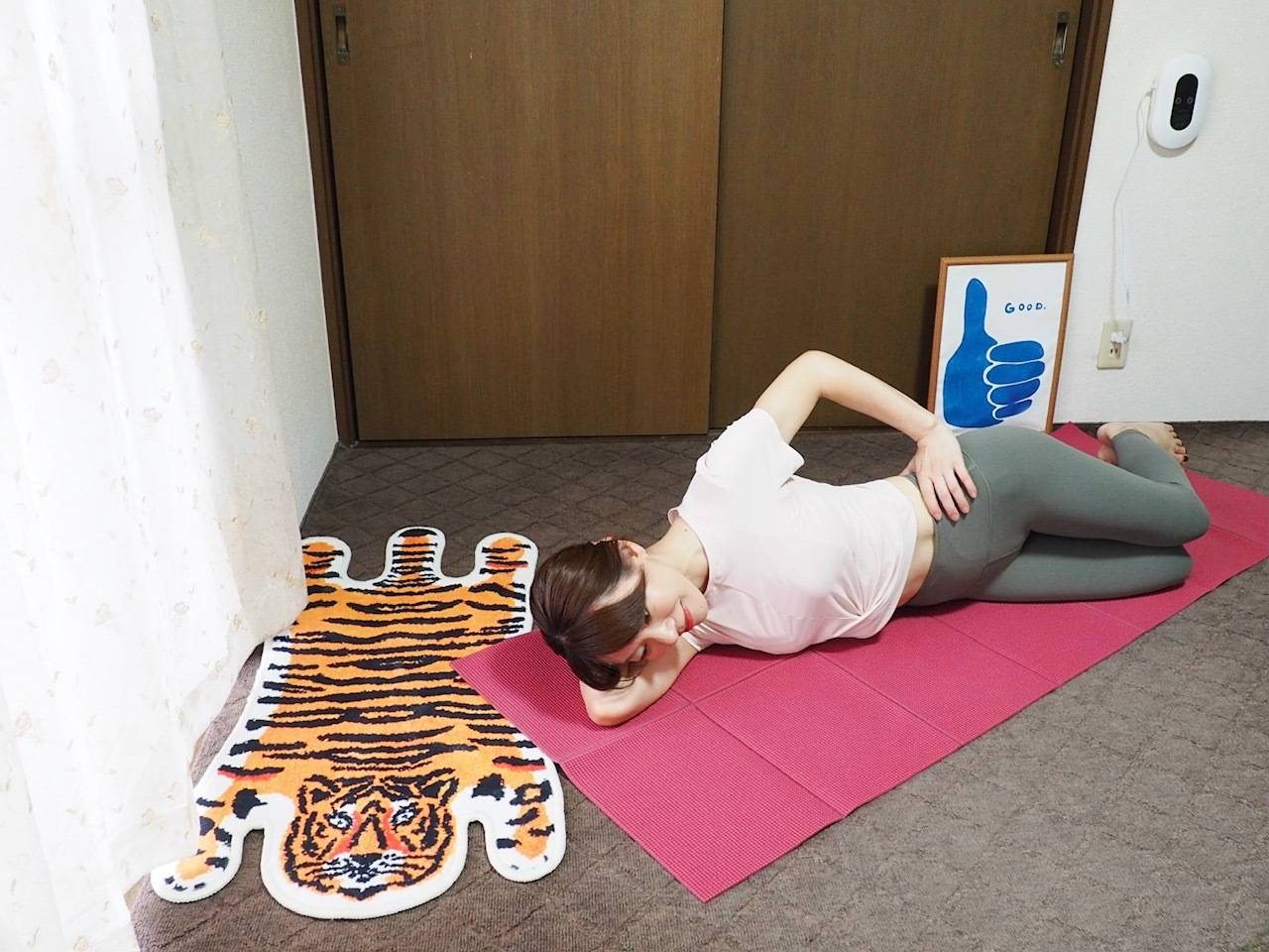 前ももストレッチ①