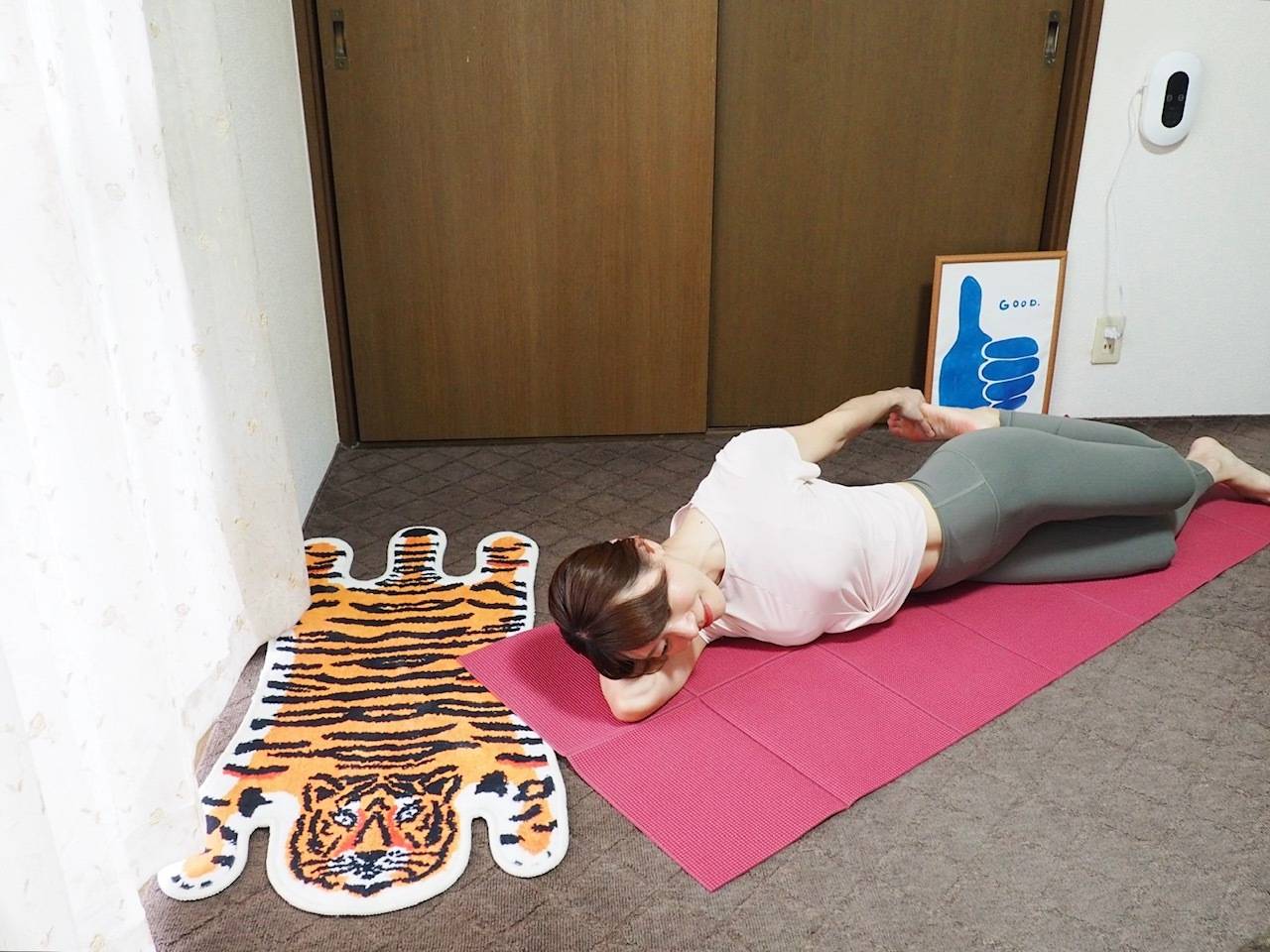 前ももストレッチ②