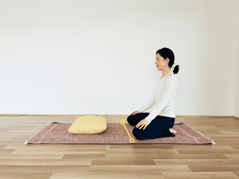 寝る前のチャイルドポーズ