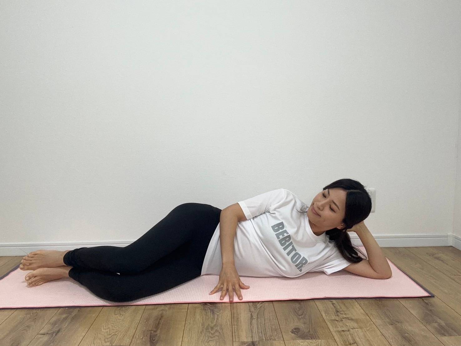 脚を曲げるイメージ