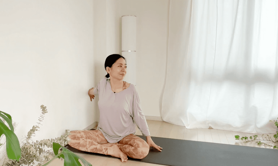 腕のストレッチ