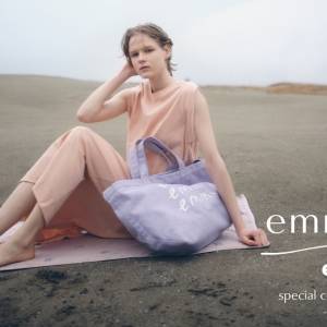 emmi × ecostoreコラボ！全アイテムにサステナブル素材使用した4型をピックアップ