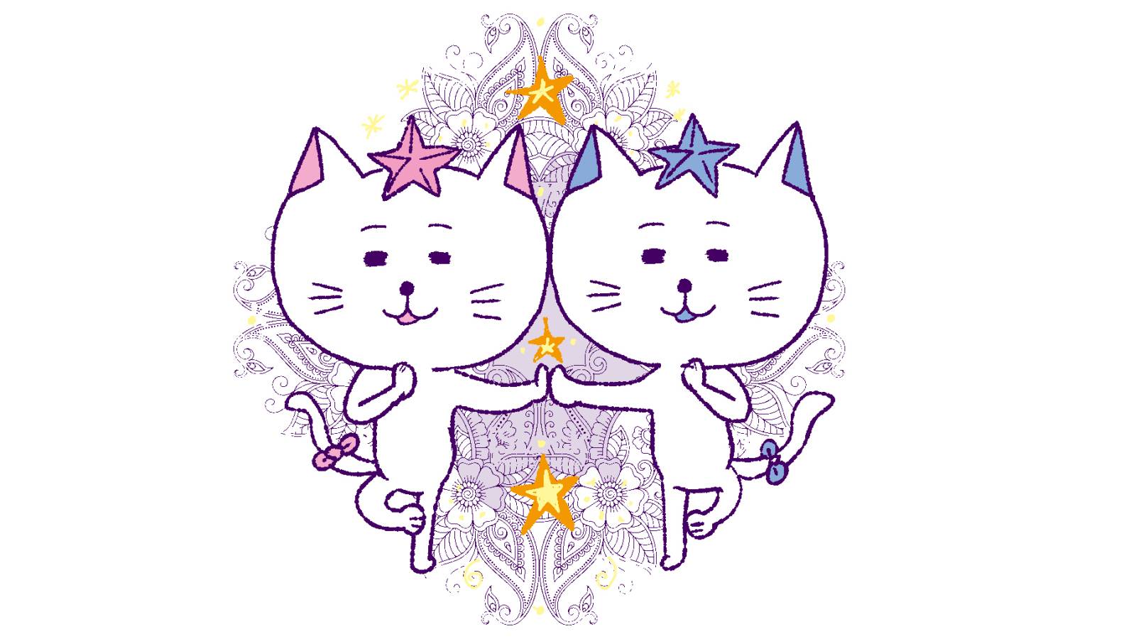 双子座/Illustration by Nanayo Suzuki