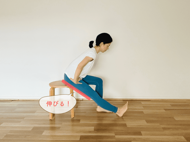 もも裏ストレッチ