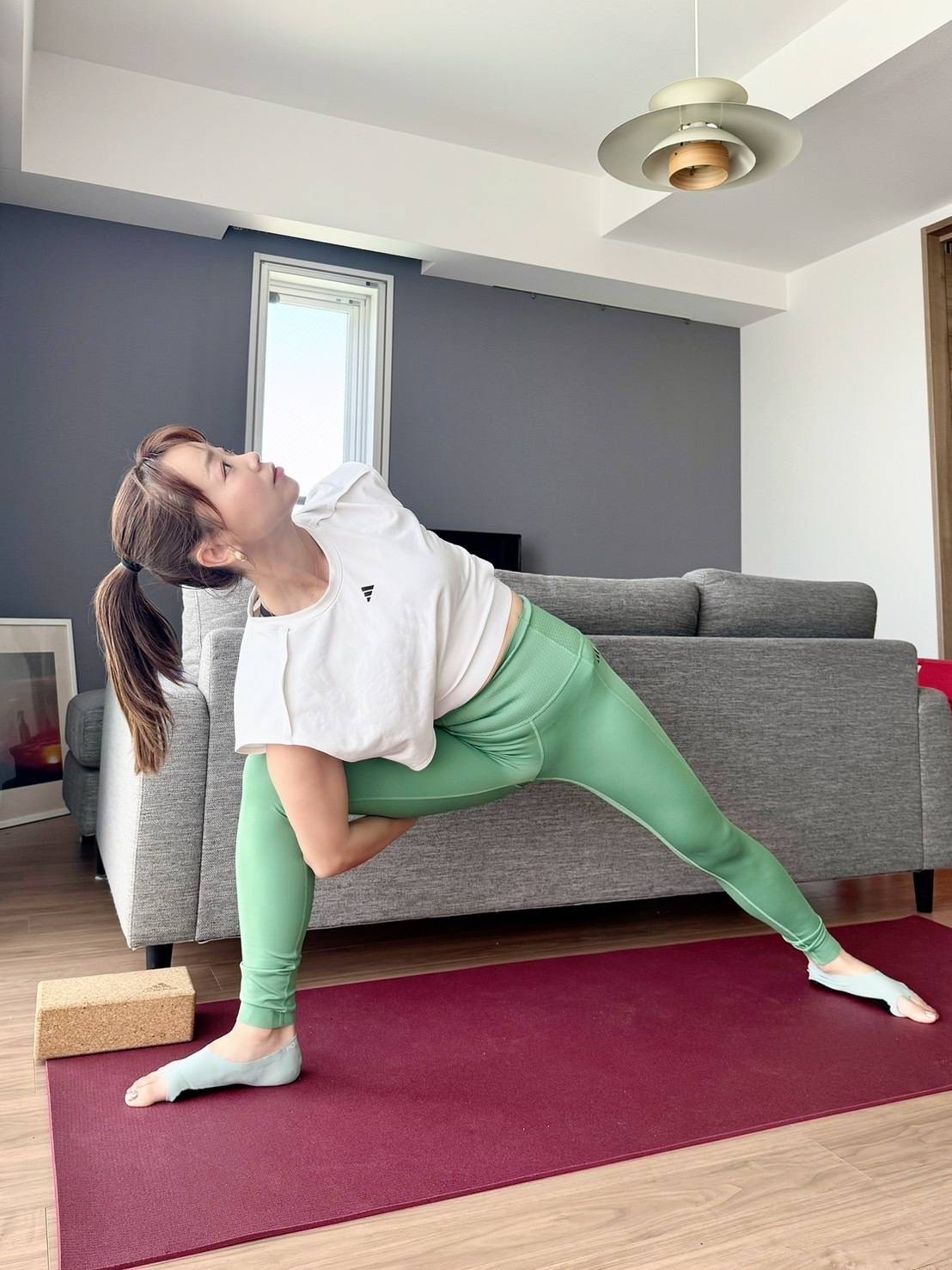 話題のすべり止めヨガソックスPOSON®を試してみました！