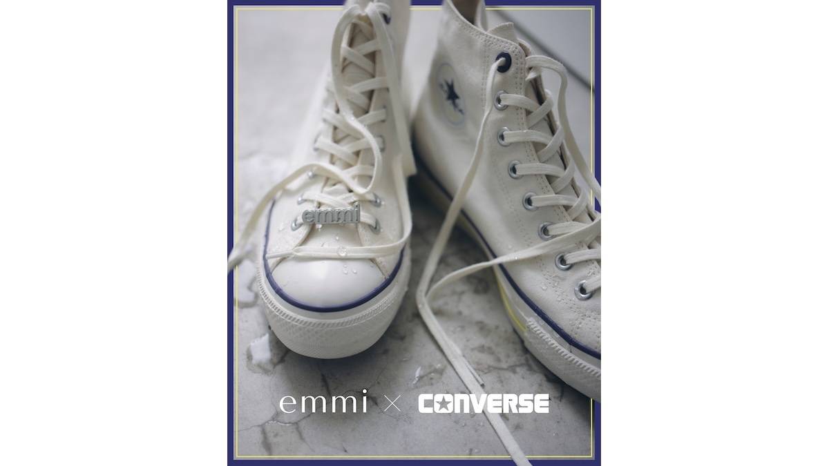 雨の日も心弾む、防水と快適の進化系。emmi × CONVERSEの次世代オールスターが登場！