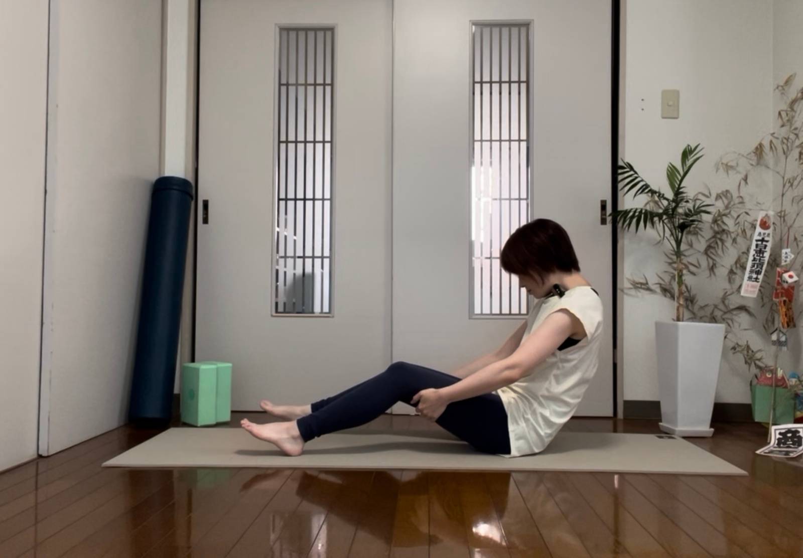 腰まわりストレッチ