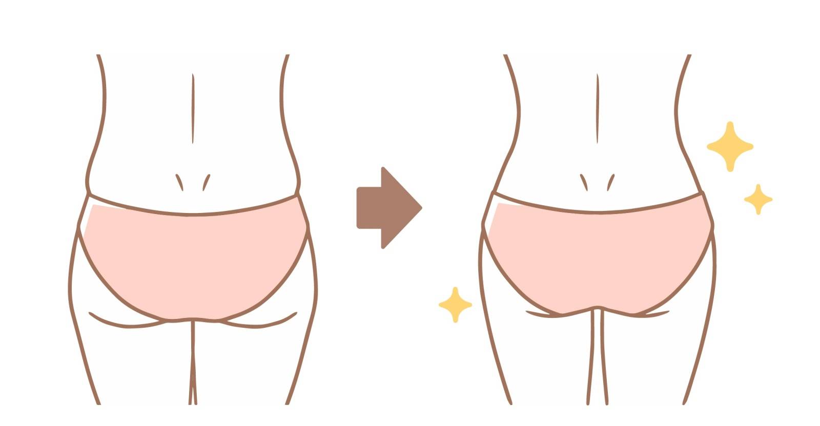 お尻ストレッチ