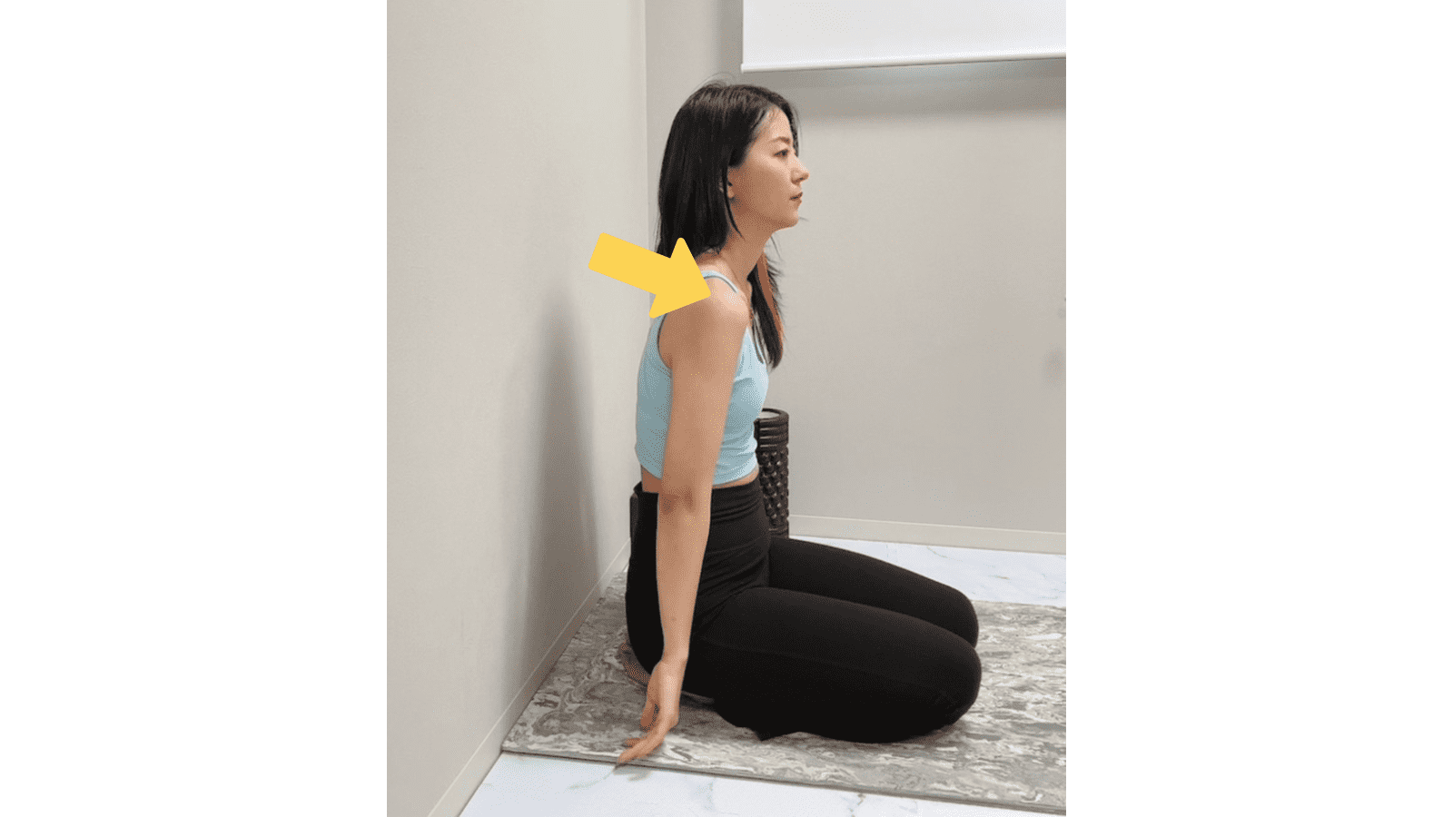 肩甲骨を動かす