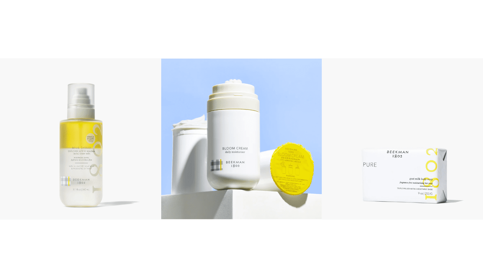 ヤギのミルクが主成分。ユニークなオールジェンダーブランド「Beekman 1802」