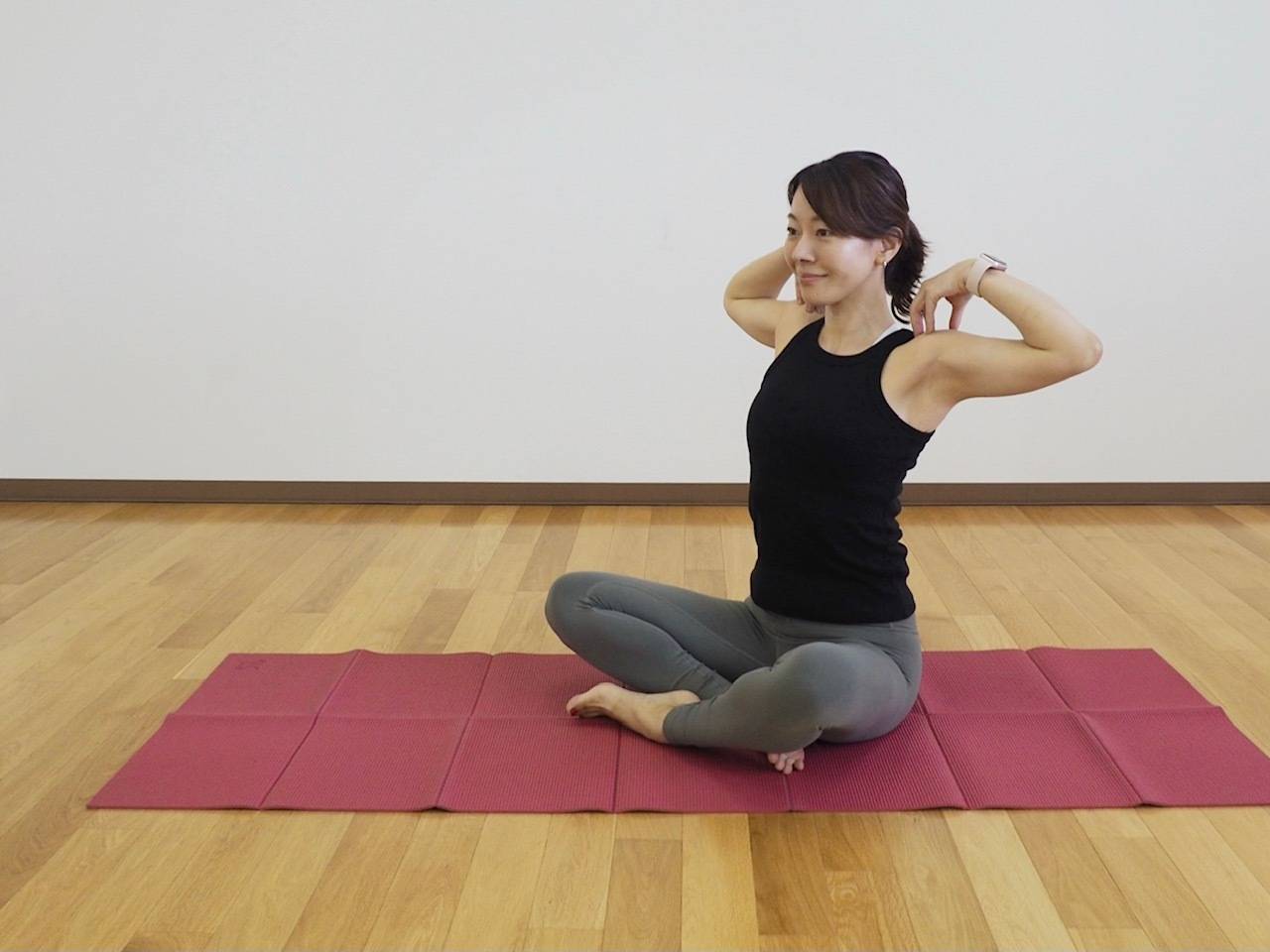 快眠ストレッチ・肩2