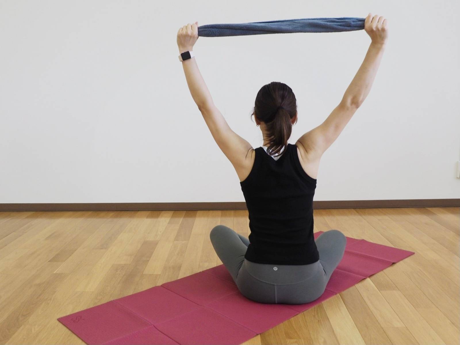 快眠ストレッチ・体側1