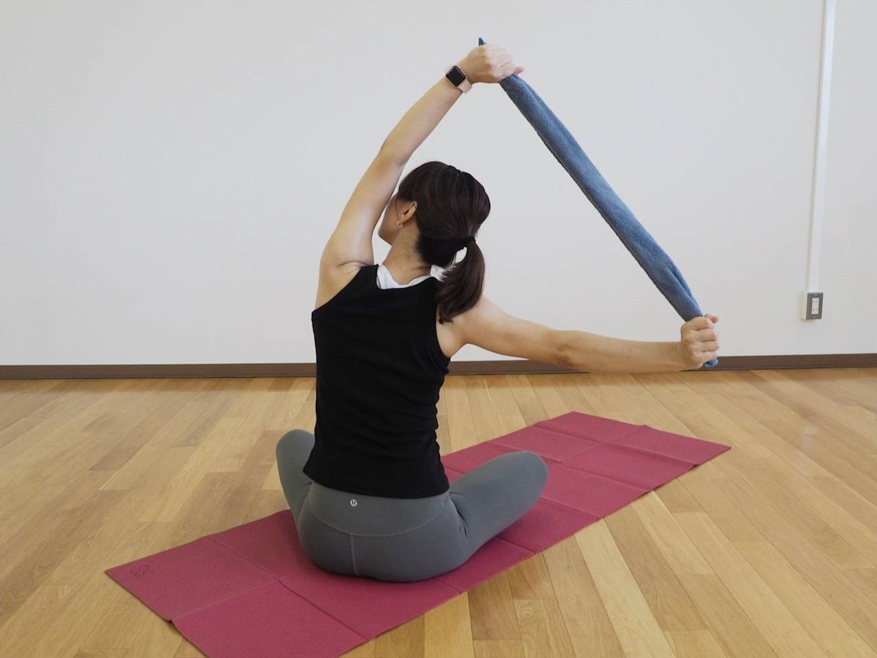 快眠ストレッチ・体側2