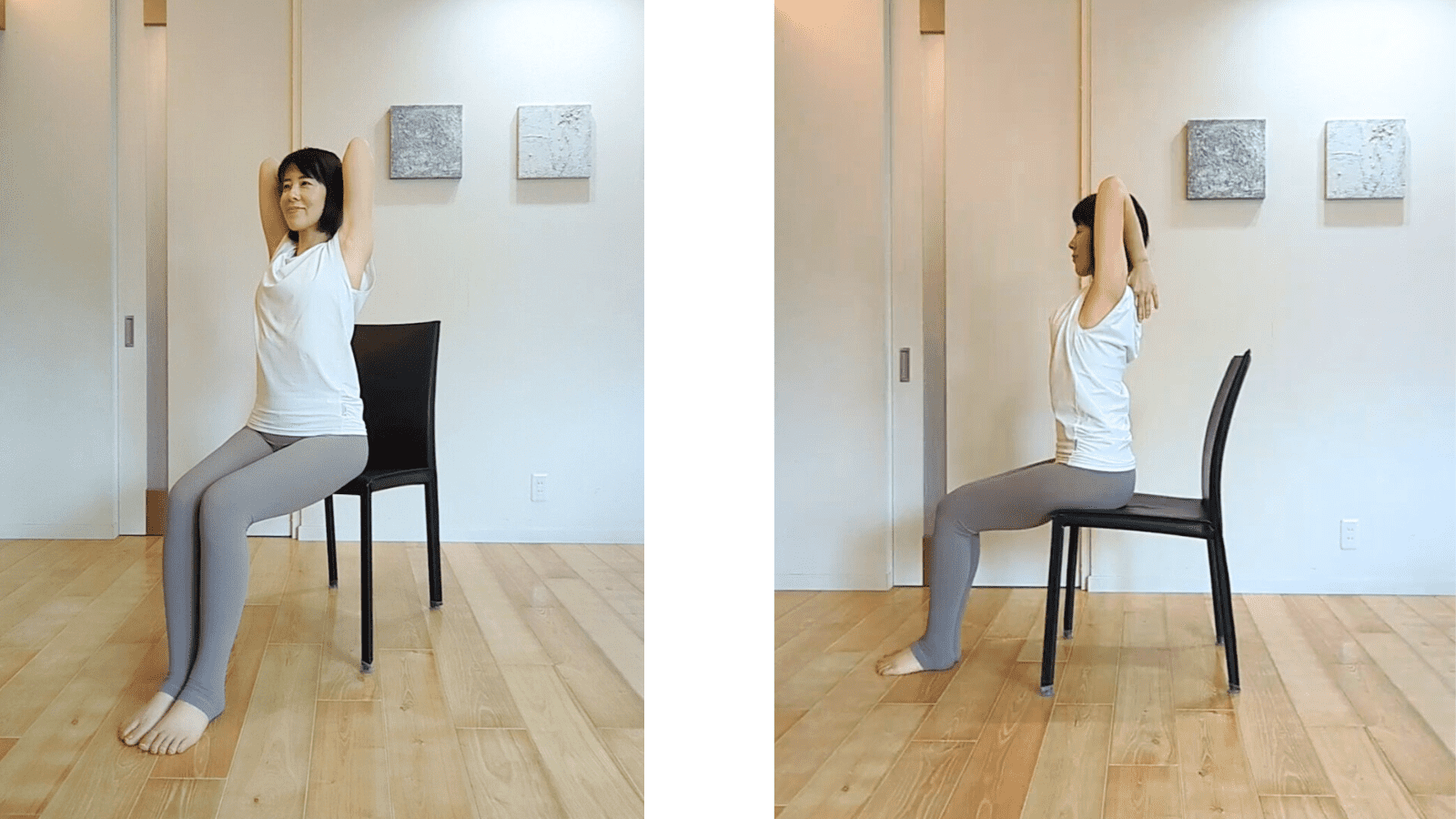 背中二の腕シェイプストレッチ