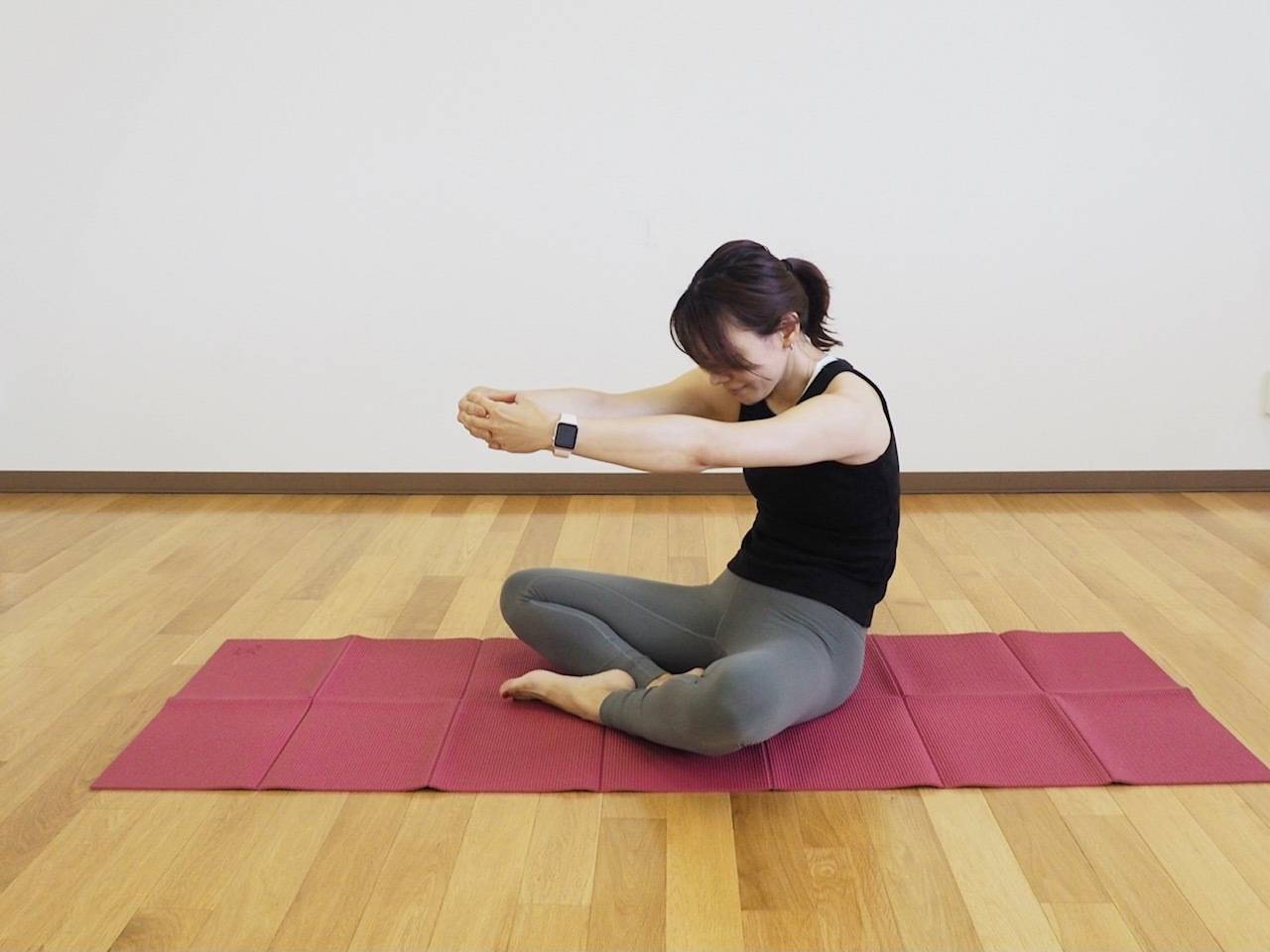 快眠ストレッチ・肩甲骨2