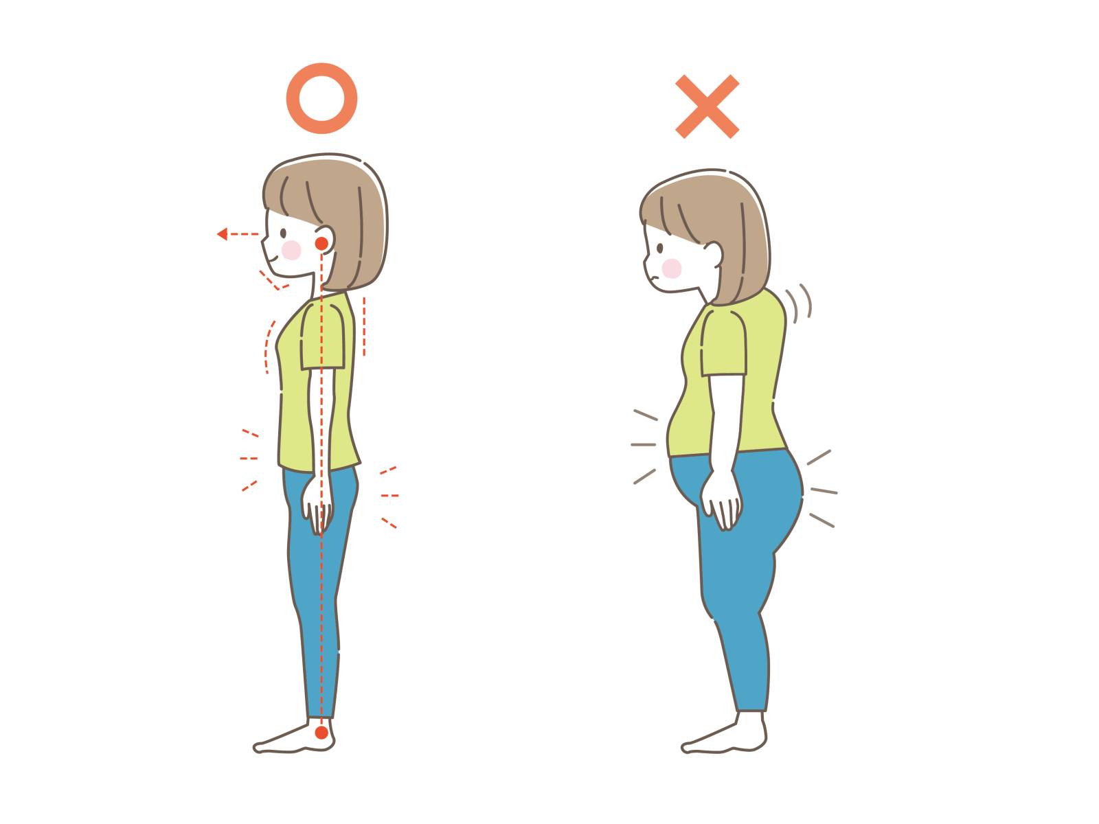 姿勢イラスト
