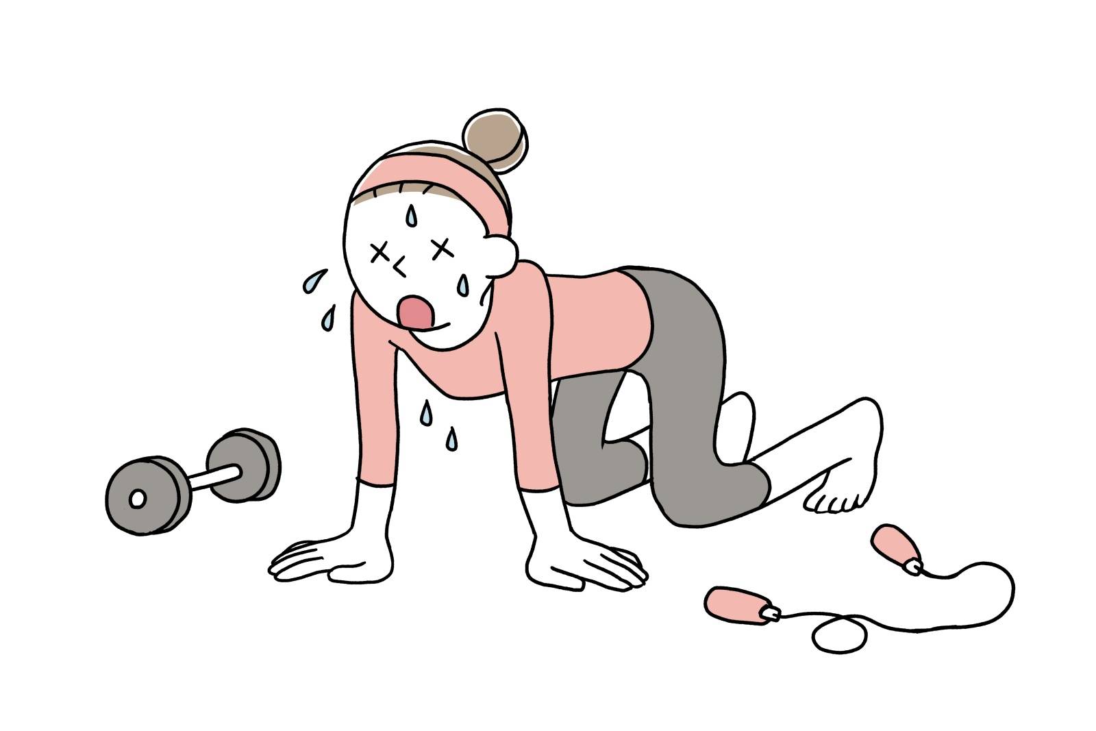 運動嫌いイメージ