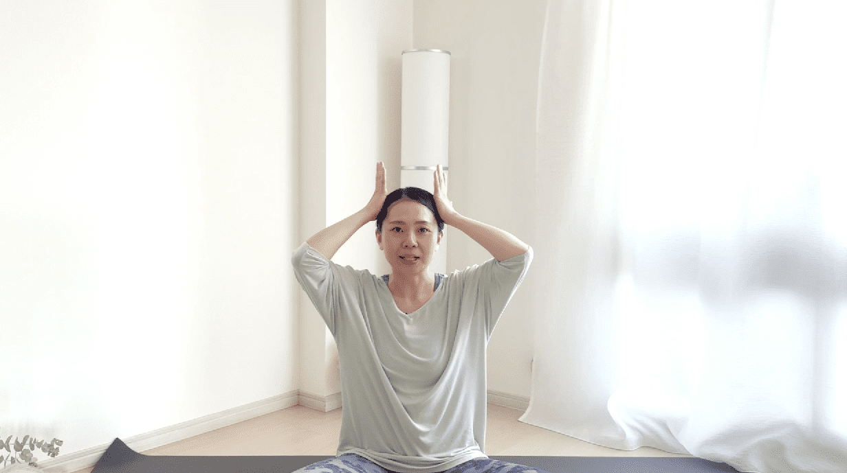 首のストレッチ