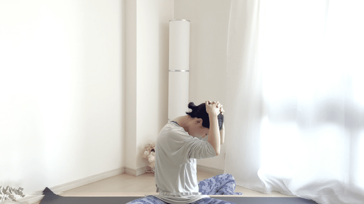 首のストレッチ