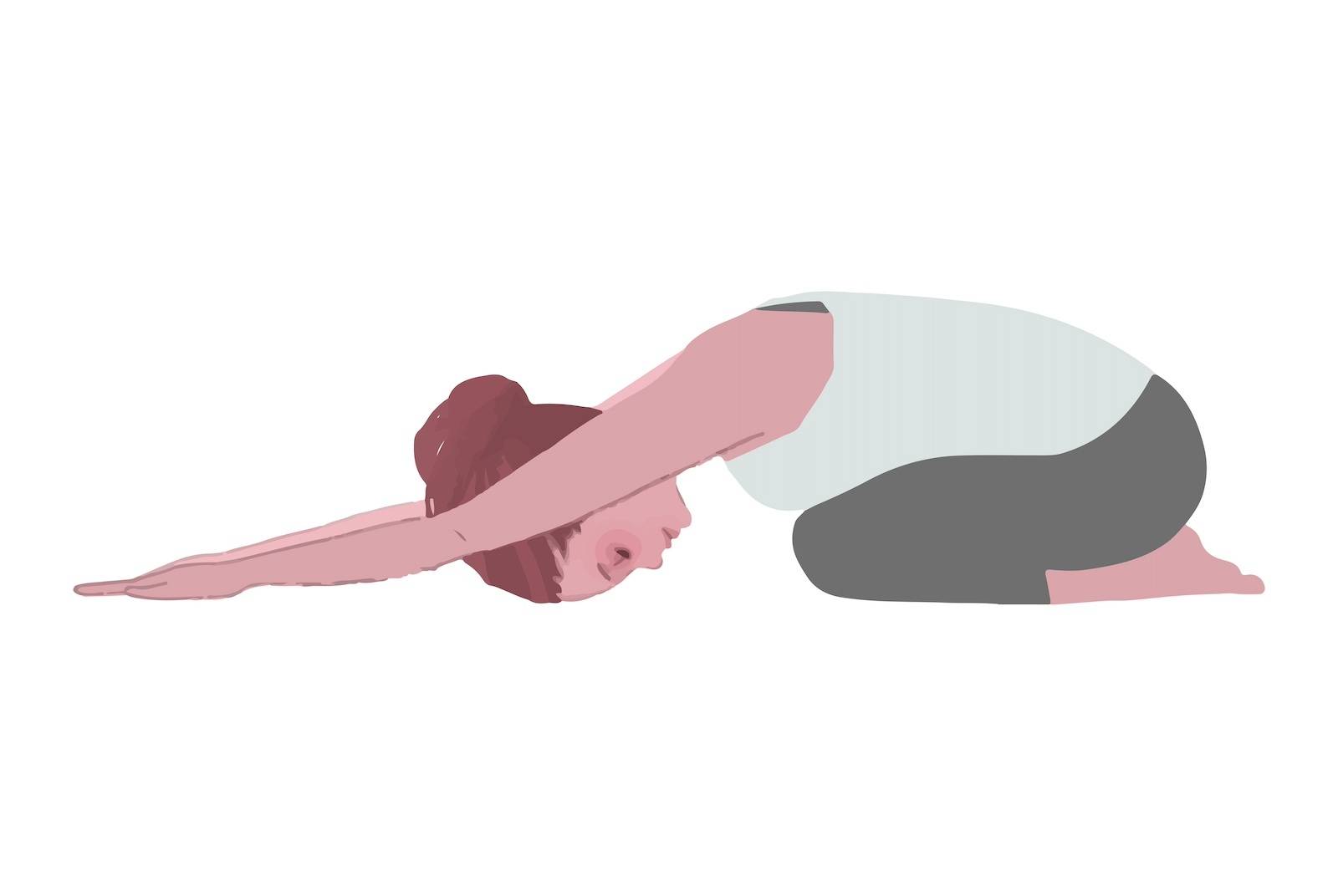 チャイルドポーズ