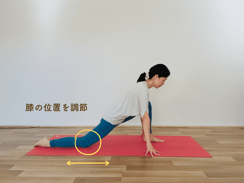 三日月のポーズ