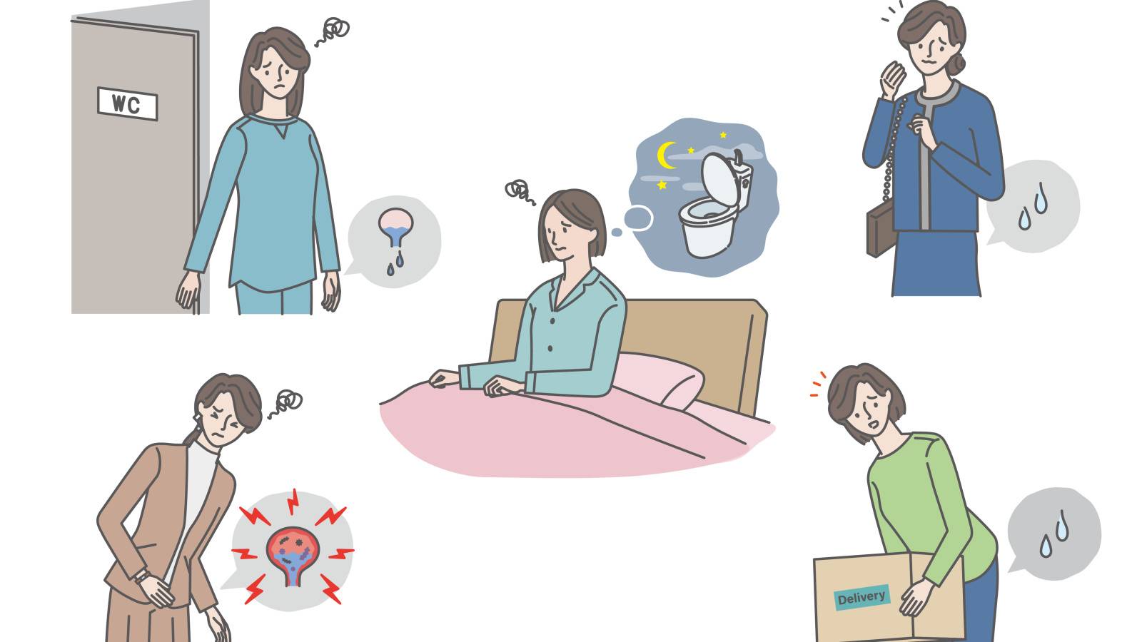 【更年期からの膀胱炎】原因と3つの対策