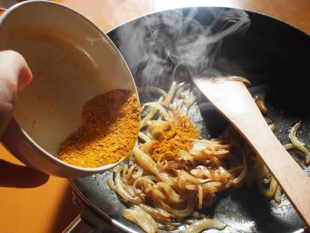 カレー炒め