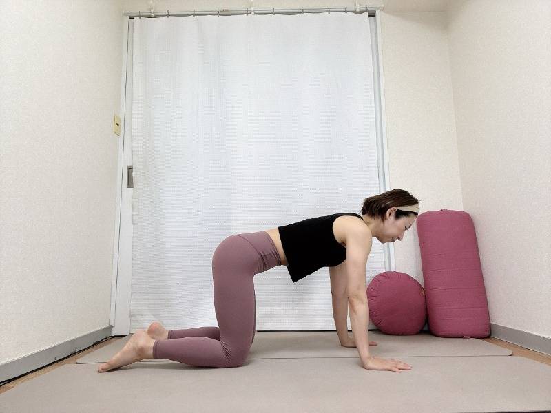 四つ這いの体勢