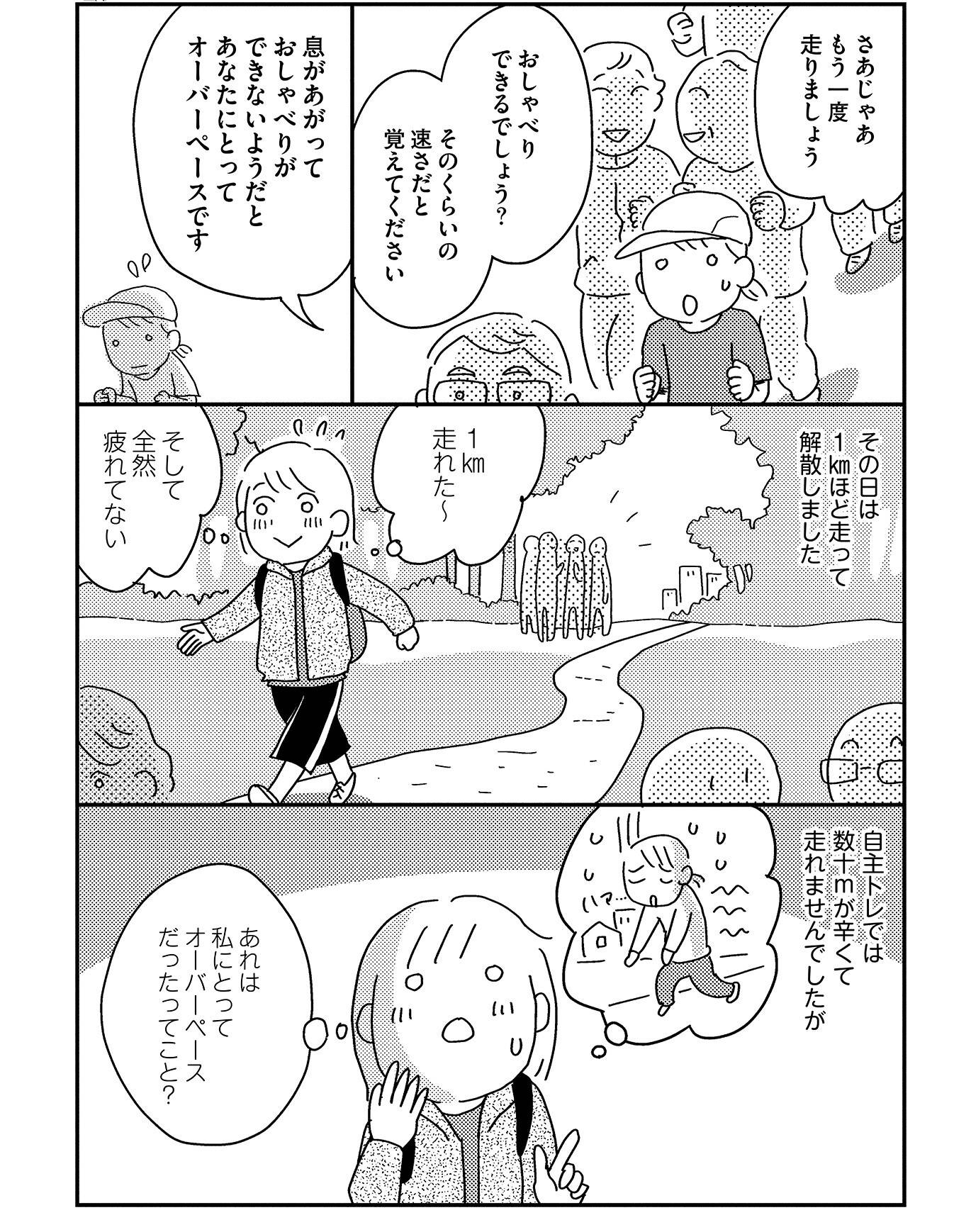 『お金もかからず体調万全！！　ゆる走りスロージョギング』（はちみつコミックエッセイ）より