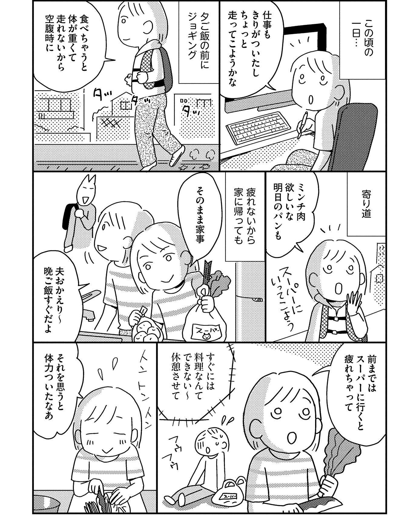 『お金もかからず体調万全！！　ゆる走りスロージョギング』（はちみつコミックエッセイ）より