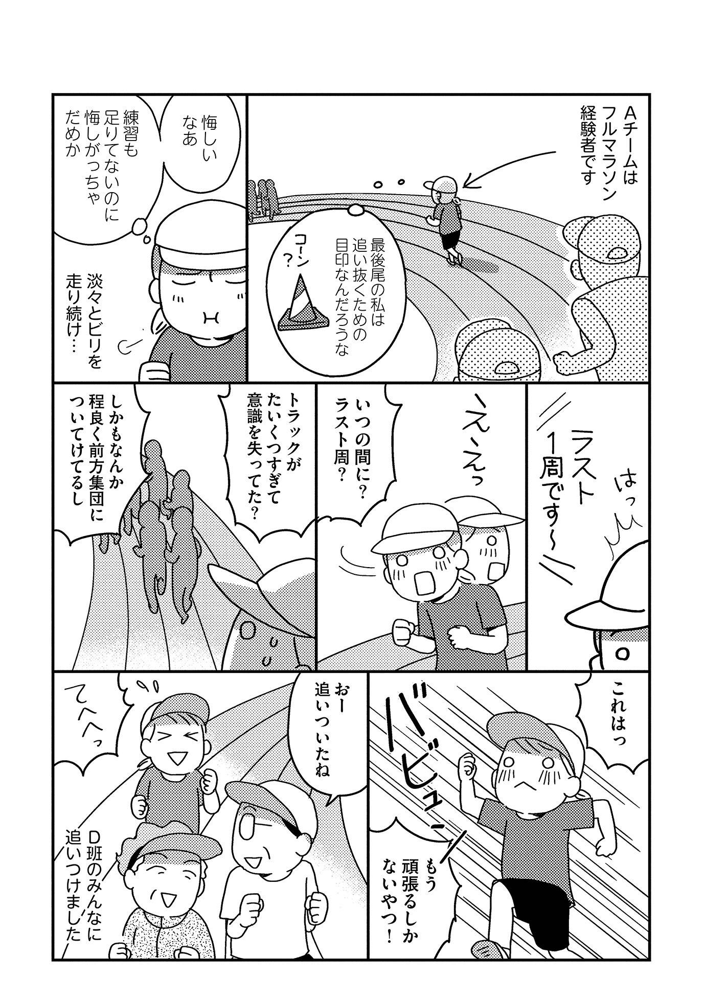 『お金もかからず体調万全！！　ゆる走りスロージョギング』（はちみつコミックエッセイ）より