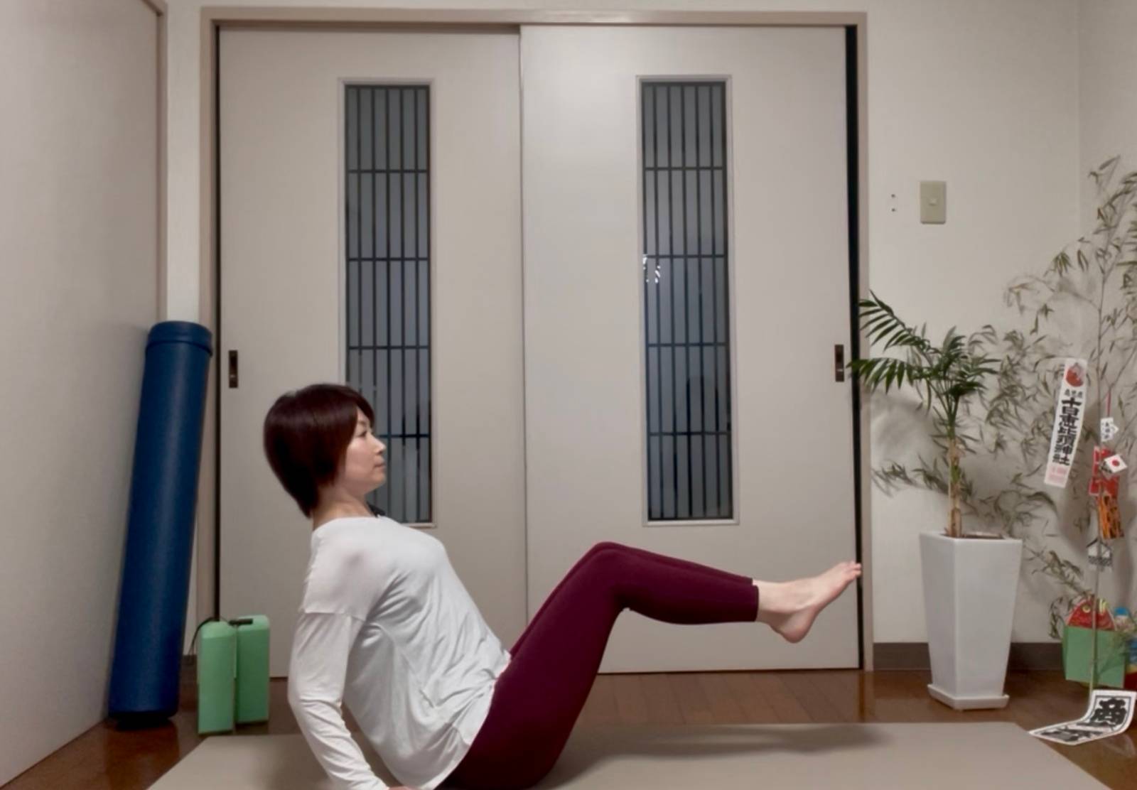 反り腰改善ストレッチ