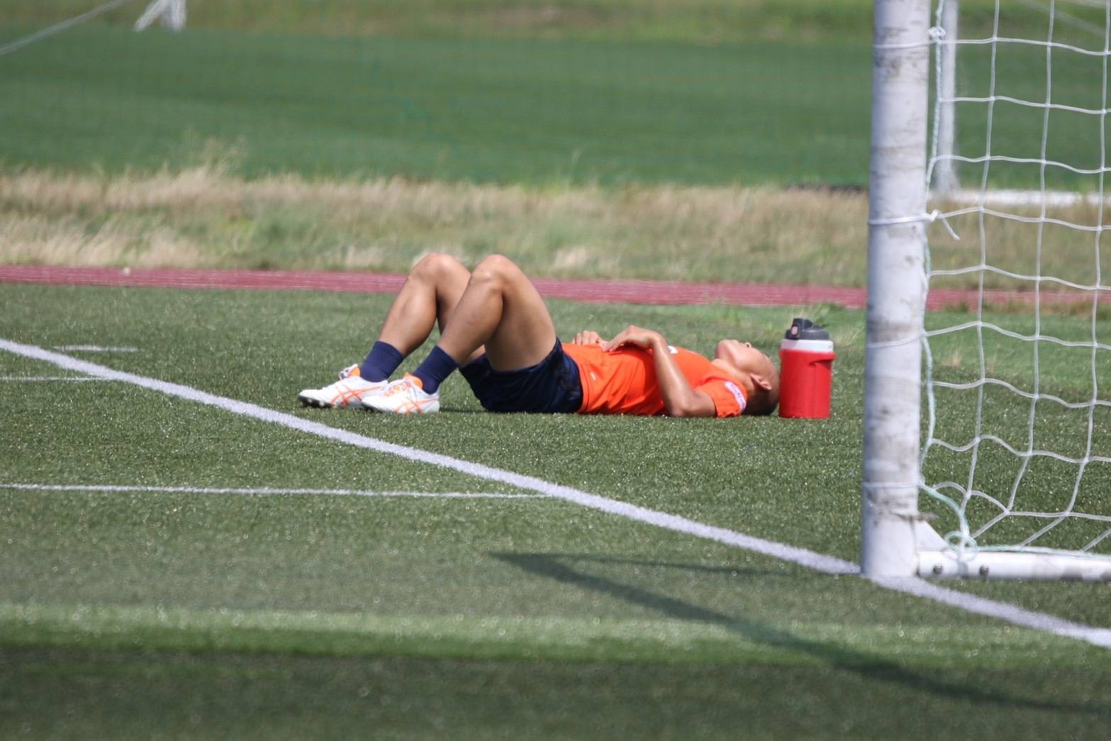 リハビリ中は体力が追いつかず悔しい思いをしながら、段階を踏んでトップチームに合流。写真:©️Takahito Ando 