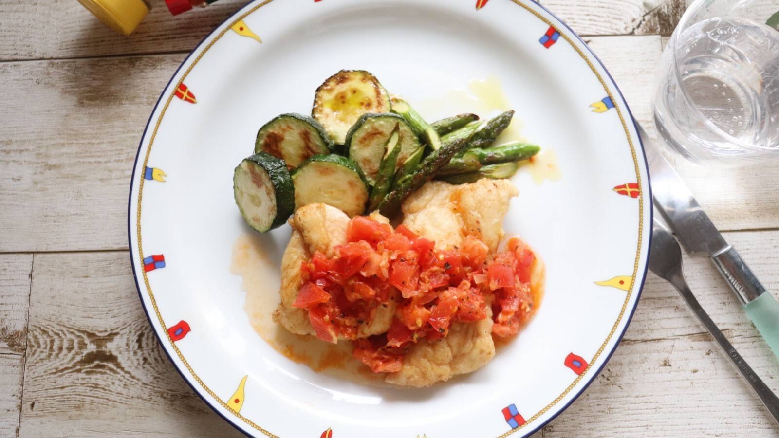 ズッキーニのオーブン焼き