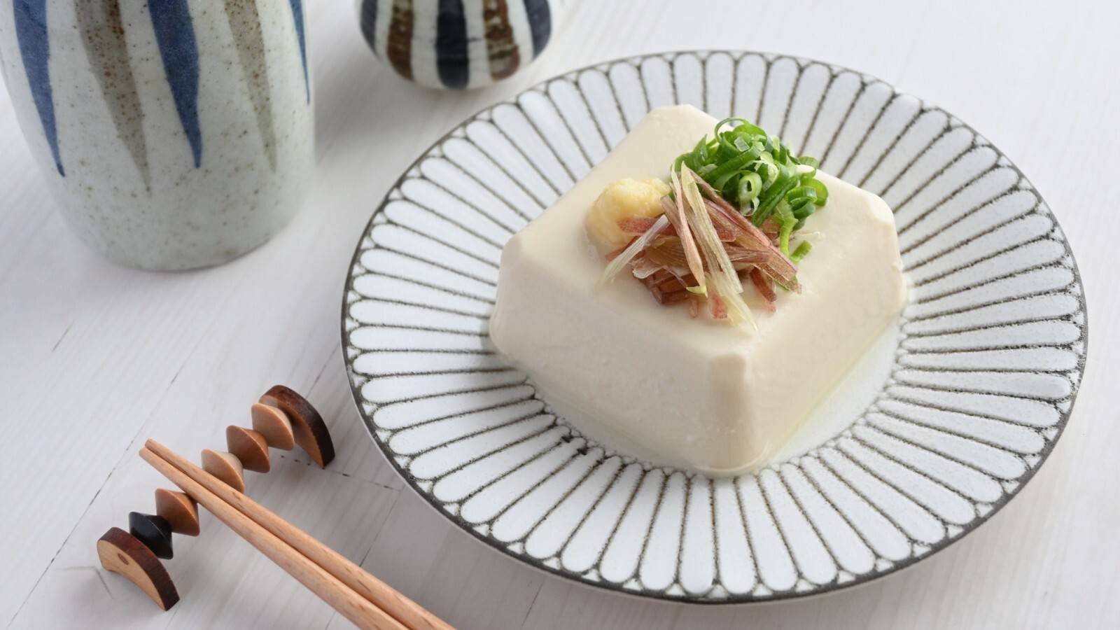 盛り付けされた豆腐