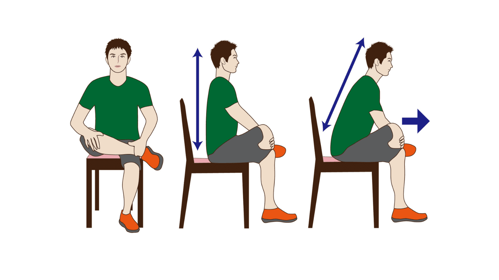 ４の字ストレッチ