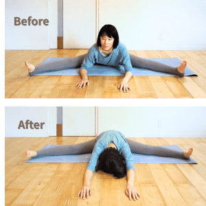 憧れの開脚前屈ができるように！【股関節の可動域が激変する】膝を8の字に回すだけワーク