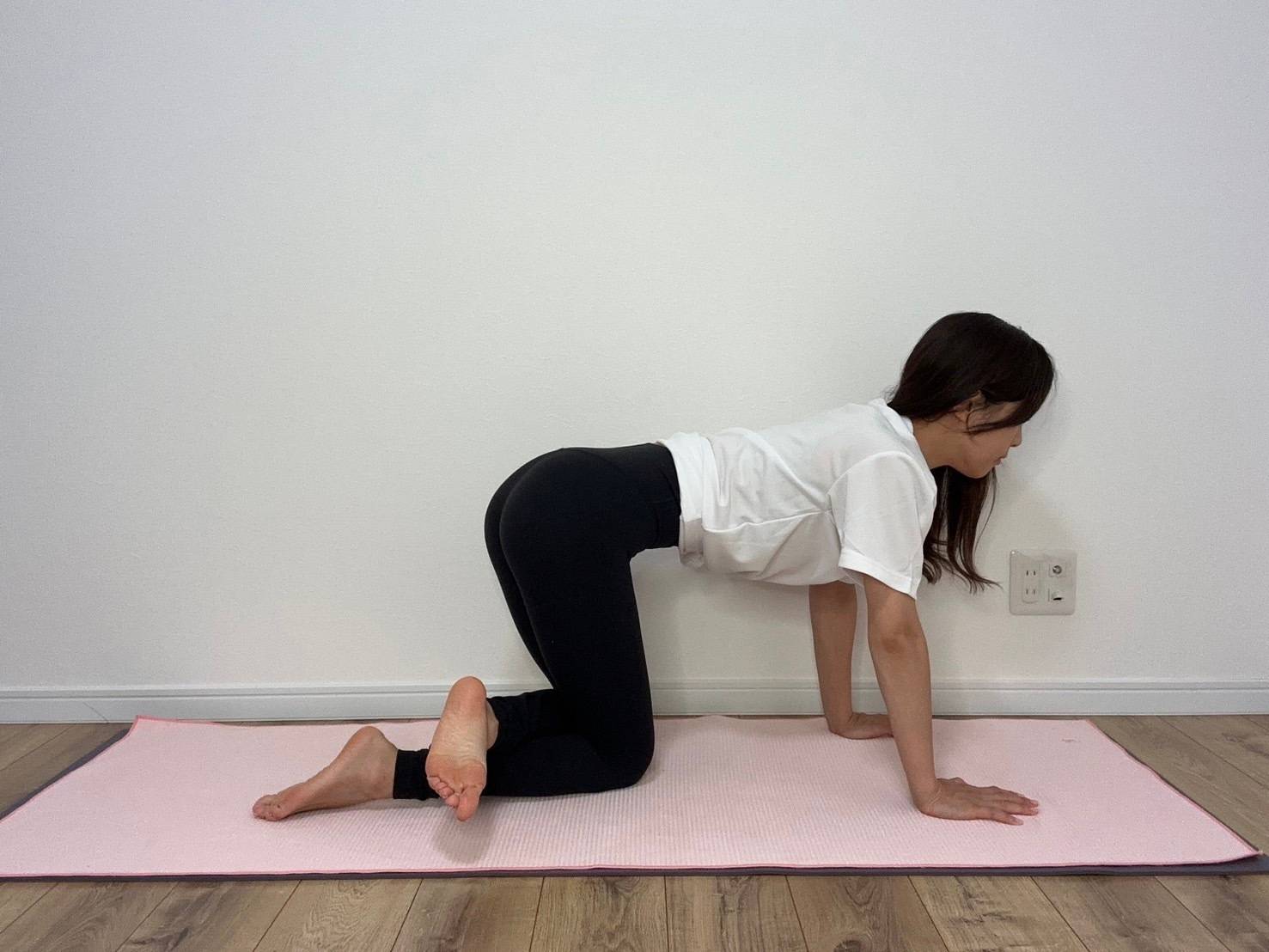 ふくらはぎを乗せるイメージ