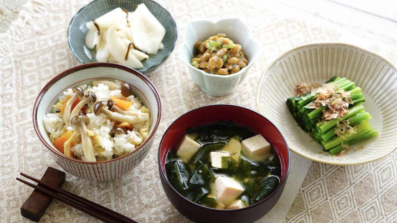 まごわやさしいを意識した食事