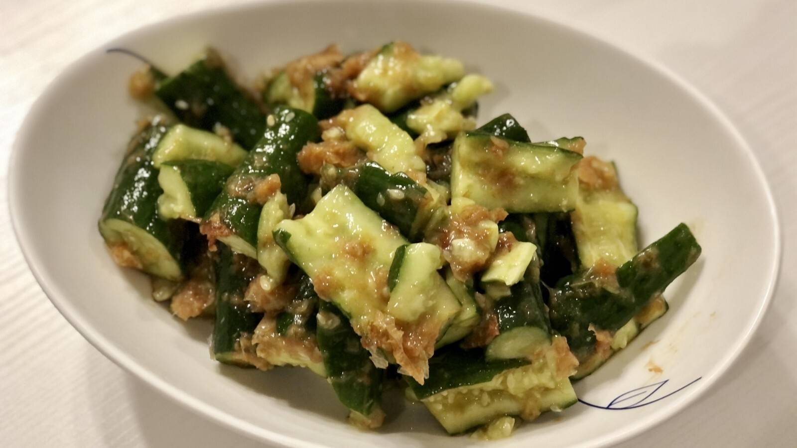 きゅうりの梅おかか和え