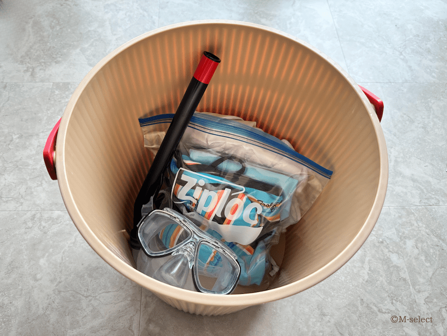 季節の片付け：海グッズ