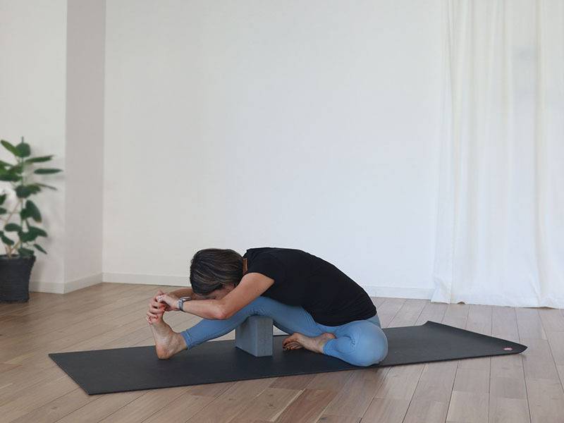 背筋ストレッチ軽減