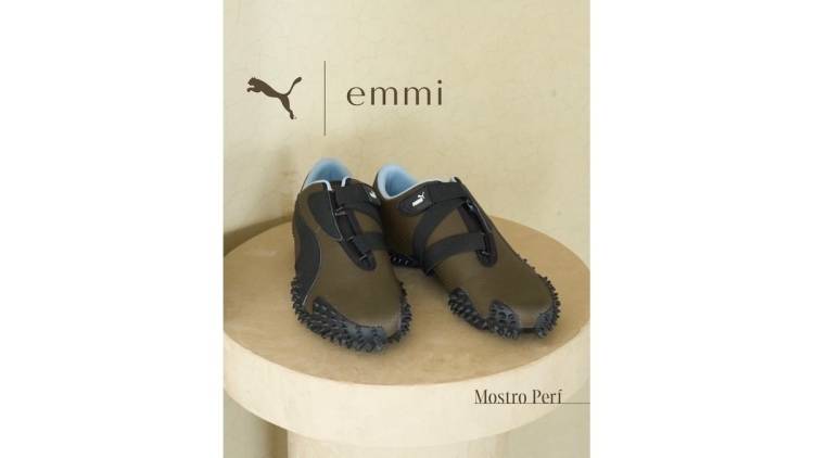 <emmi>足元から秋を先取り!PUMAの名作が大人の装いに映えるブラウン×ブルーで登場