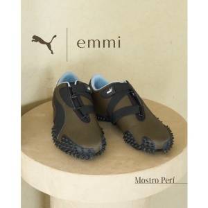 ＜emmi＞足元から秋を先取り！PUMAの名作が大人の装いに映えるブラウン×ブルーで登場